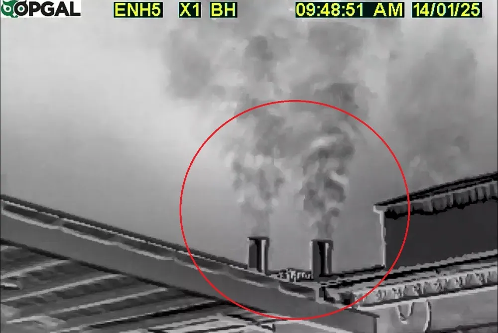 Figure 1: Using scientific instruments to collect evidence of volatile organic compound emissions