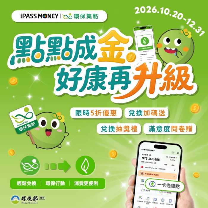 iPASS MONEY x 環保集點