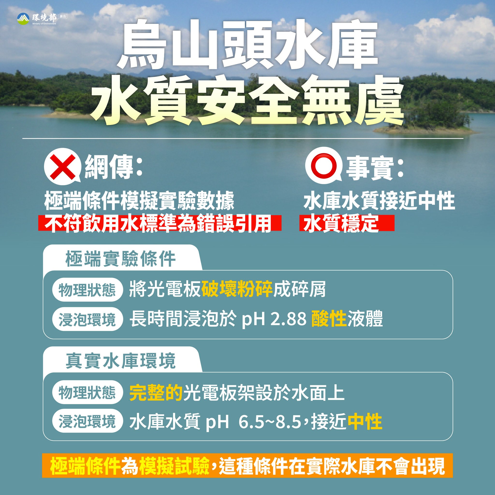 檢視「114-10-23 【烏山頭水庫水質安全無虞，請民眾安心】