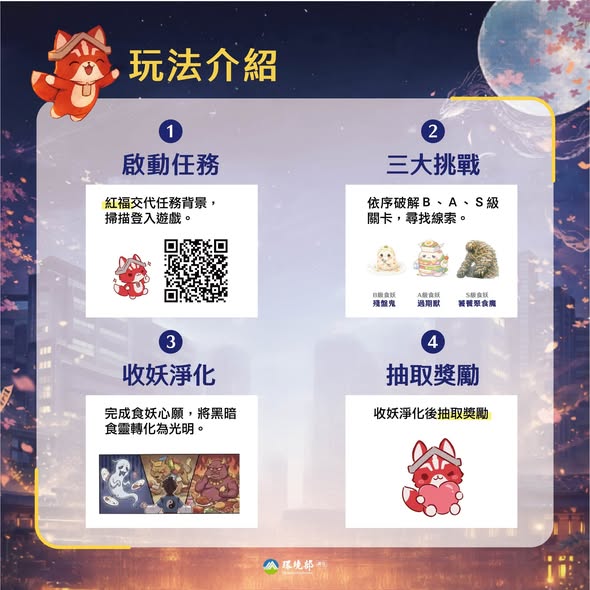 【參加食妖陰陽師實境遊戲|解開百年紅樓的剩食封印】 【參加食妖陰陽師實境遊戲|解開百年紅樓的剩食封印】~